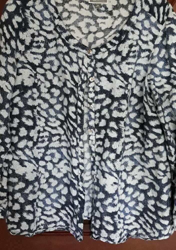 A JM Collection  button down sweater